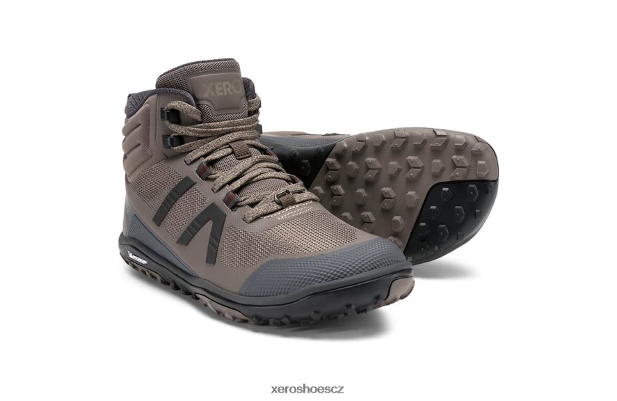 Z420TP194 smrž Xero Shoes scrambler mid ii - ultralehký hiker s michelinovou vláknitou podrážkou