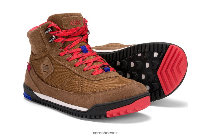 Z420TP196 velbloudí hnědá Xero Shoes ridgeway - vodotěsný turista inspirovaný retro