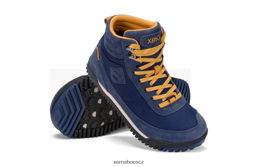 Z420TP197 insignie modrá Xero Shoes ridgeway - vodotěsný turista inspirovaný retro