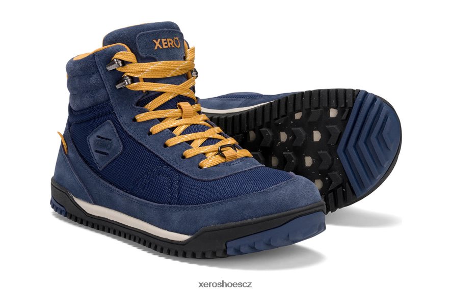 Z420TP197 insignie modrá Xero Shoes ridgeway - vodotěsný turista inspirovaný retro