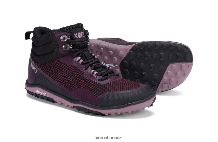 Z420TP200 černá / obr Xero Shoes Scrambler mid - ultralehká turistická bota s michelin fiberlite podrážkou