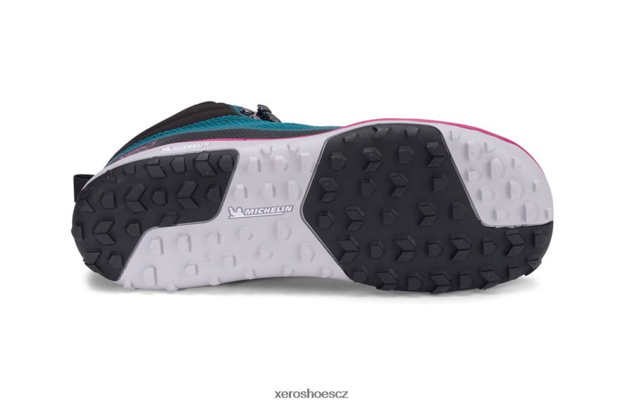 Z420TP201 hluboké jezero / fuchsie Xero Shoes Scrambler mid - ultralehká turistická bota s michelin fiberlite podrážkou