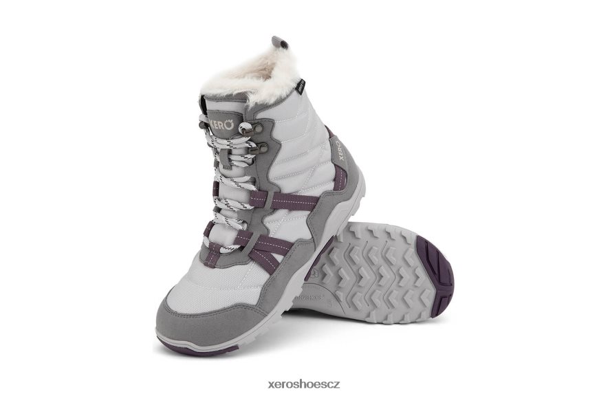 Z420TP222 mrazově šedá / bílá (bez stromů) Xero Shoes vysokohorské - dámské sněhule