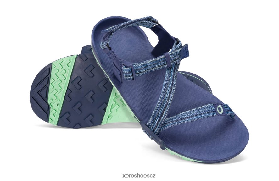 Z420TP182 modré indigo Xero Shoes z-trail ev - trailové turistické, běžecké a regenerační sandály