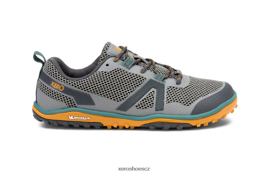 Z420TP125 asfaltová šedá Xero Shoes Scrambler low - trailová bota s michelin fiberlite podrážkou