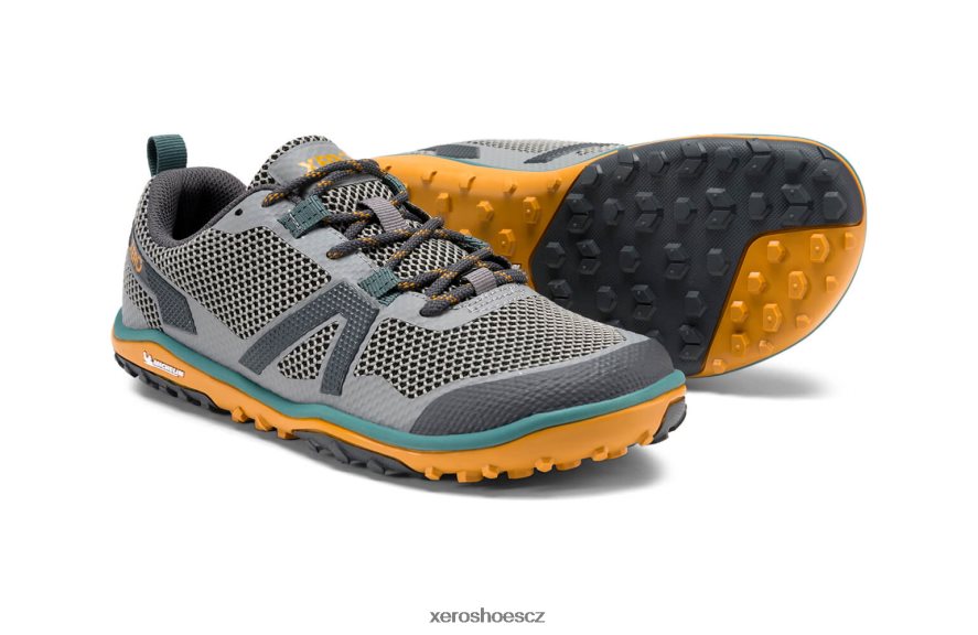 Z420TP125 asfaltová šedá Xero Shoes Scrambler low - trailová bota s michelin fiberlite podrážkou