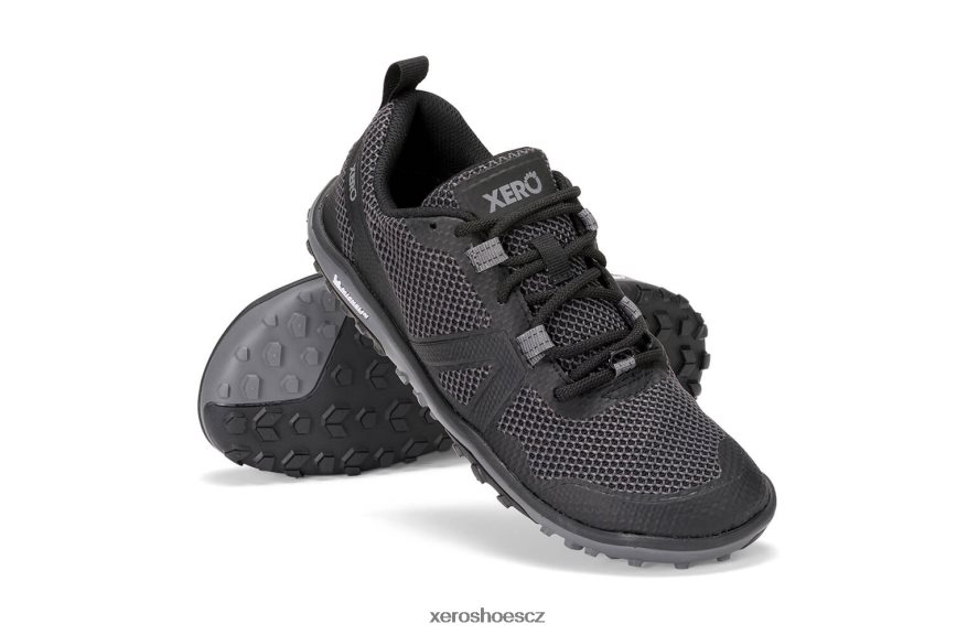 Z420TP126 Černá Xero Shoes Scrambler low - trailová bota s michelin fiberlite podrážkou
