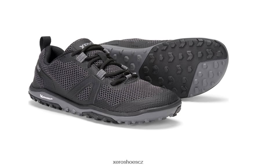 Z420TP126 Černá Xero Shoes Scrambler low - trailová bota s michelin fiberlite podrážkou