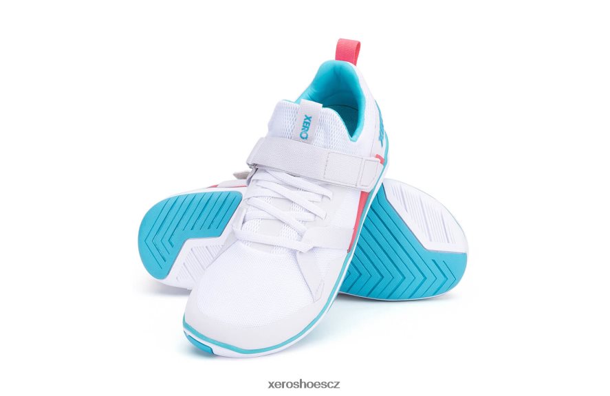 Z420TP134 bílá / potápěčská modrá Xero Shoes trenér forza - ženy