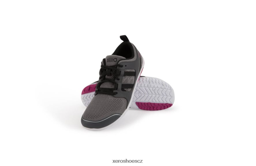 Z420TP147 ocelově šedá / fuchsiová Xero Shoes zelen – váš ekologický běžec
