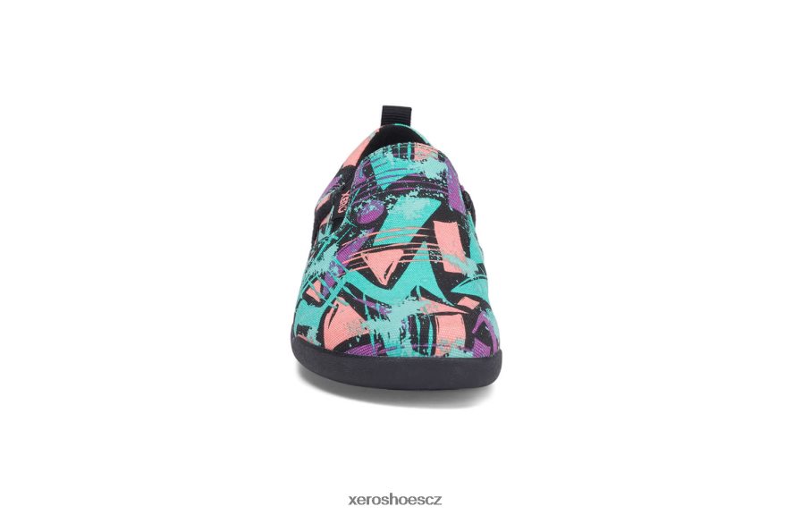 Z420TP161 spektra zelená Xero Shoes aptos - ležérní konopné plátno slip-on - dámské