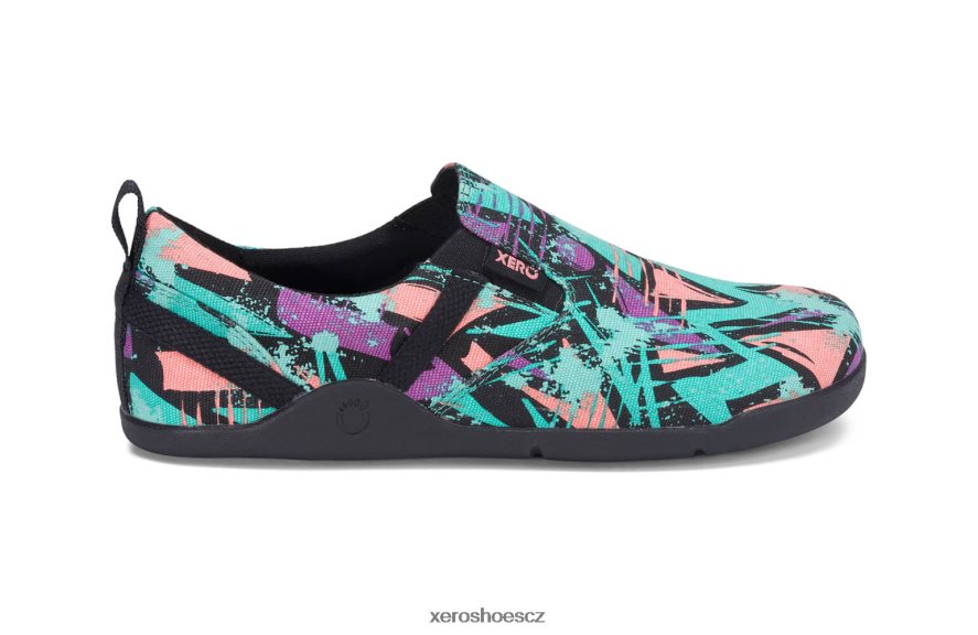 Z420TP161 spektra zelená Xero Shoes aptos - ležérní konopné plátno slip-on - dámské