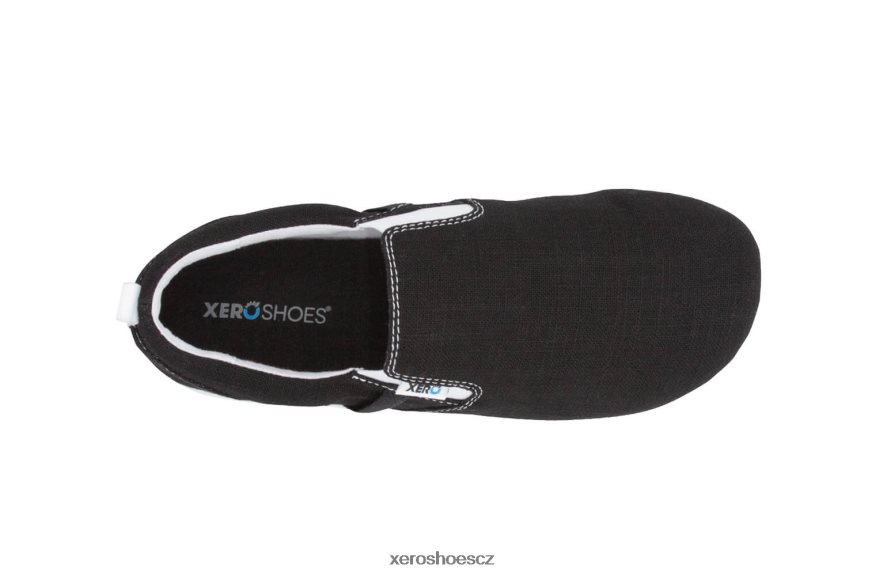 Z420TP162 Černá Xero Shoes aptos - ležérní konopné plátno slip-on - dámské