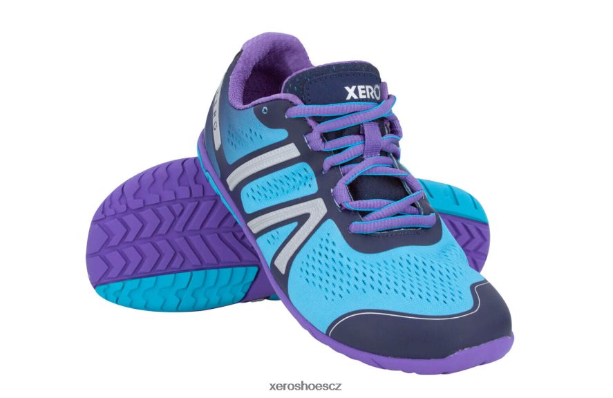 Z420TP173 modrý atol Xero Shoes hfs - lehká silniční běžecká obuv - dámská