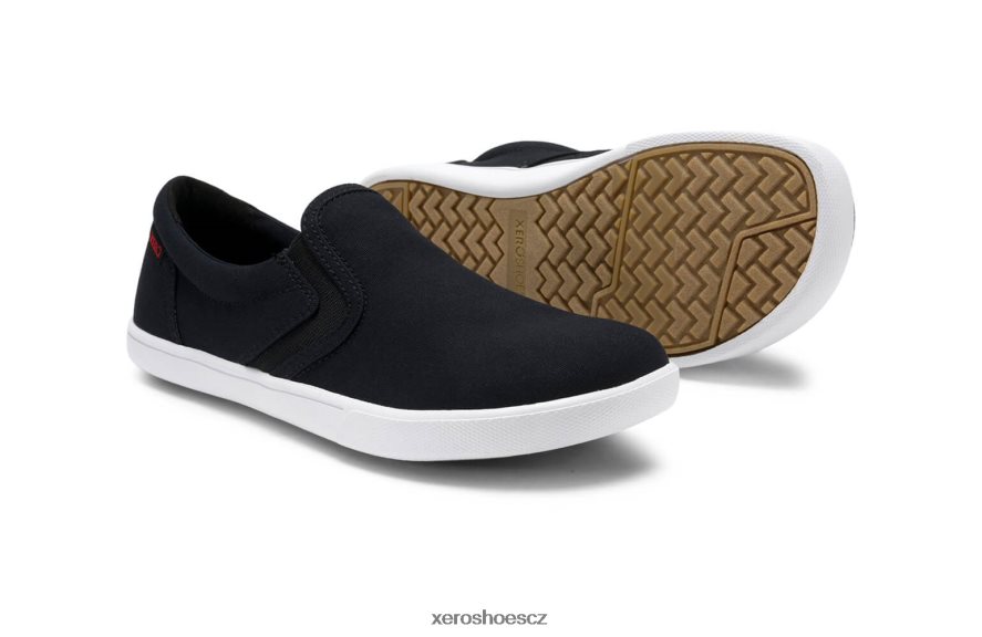 Z420TP263 Černá Xero Shoes dillon canvas slip-on - ikonické, nízkoprofilové tenisky